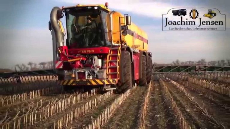 De nieuwe Vredo VT5518-3 van Loonbedrijf Jensen.