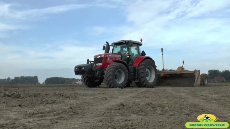 Met 1000 PK dozeren en kilveren door loonbedrijf Ebe Terpstra – 2X Massey Ferguson 8690 & 7726 — Landbouwpowers NL