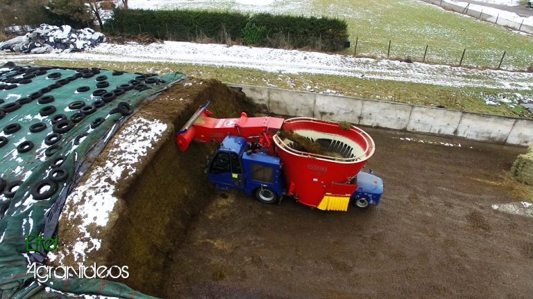 SILOKING SELFLINE PREMIUM 2015 | WEIDEMANN T4512 | Koeien voeren.