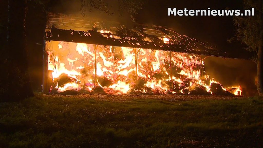 Brand in Hooi opslag