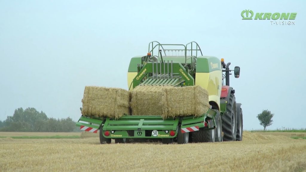 De eerste KRONE balen verzamelaar! BALECOLLECT!