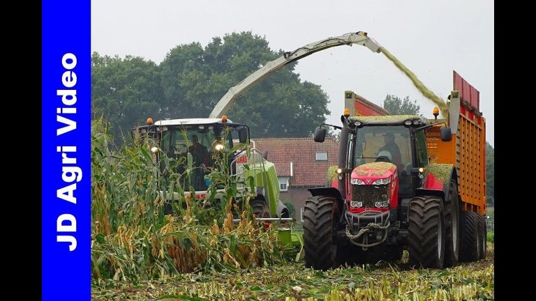 Mais hakselen 2017/Claas Jaguar 940/MF/Te Riet/Harvesting maize/Maishäckseln