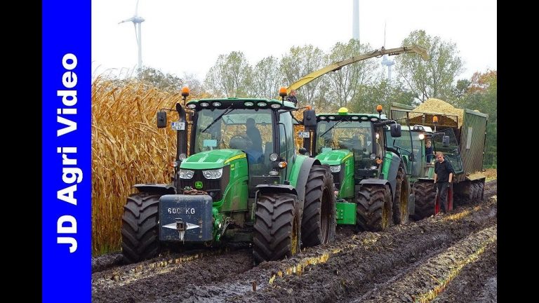 Modderen in de mais 2017/Extreme mud/Krone BigX 850/Hüntelmann/Maishäckseln im Schlamm