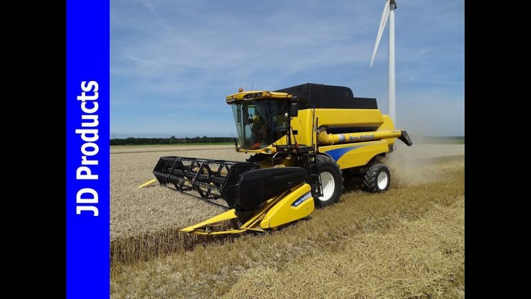 New Holland CSX 7060/Graan dorsen/Grain harvest/Weizenernte/Zeewolde