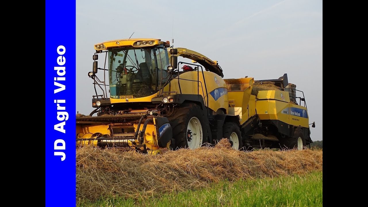 New Holland FR9050/Gras hakselen+persen/Grass silage+pressing bales/OTP ...