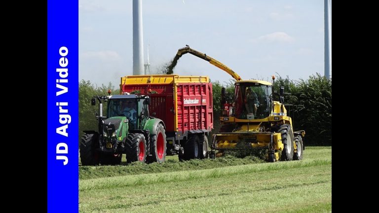 New Holland FX50/Fendt/Gras hakselen/Grass silage/Gras häckseln/Frens/Hulshorst/2017