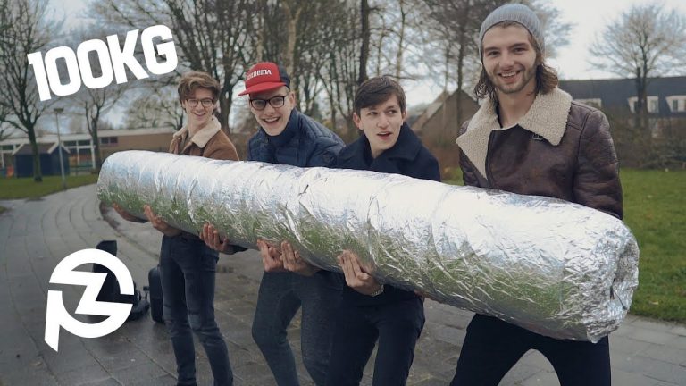 100 kg kas suiker rookbom testen!