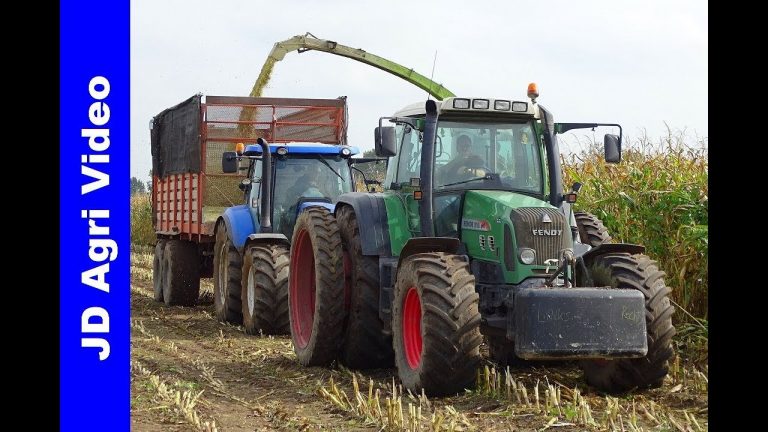 Mais hakselen/Claas Jaguar 860/Nooteboom/Heerde/Harvesting maize/Maishäckseln