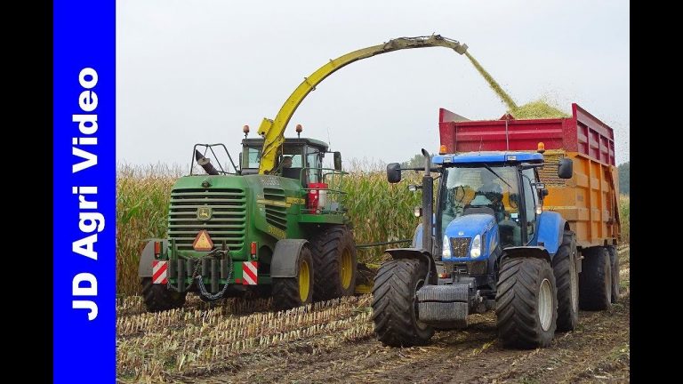 Mais hakselen/John Deere 7450i/ Hubers/Overloon/Harvesting maize/Maishäckseln