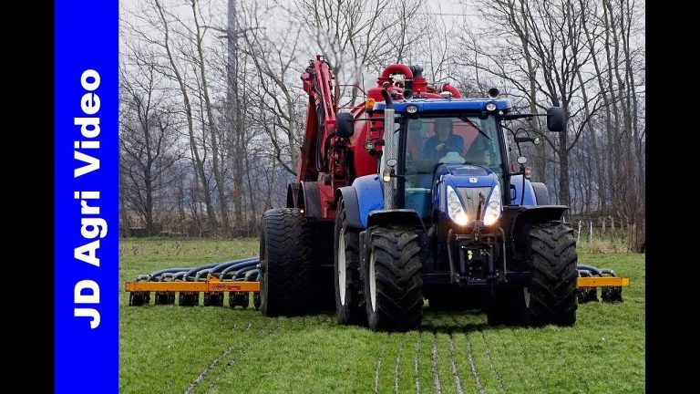 2018/New Holland T7.270/Mest injecteren/Injection slurry/Gülle ausbringen/van Klompenburg