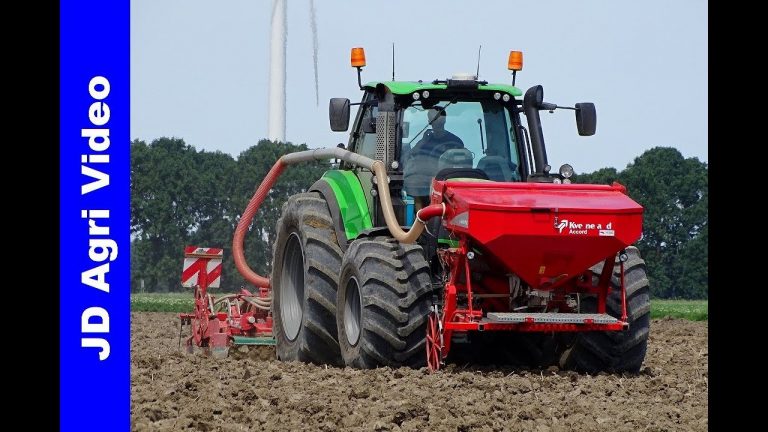 Deutz Fahr 6190ttv Warrior/Groenbemester zaaien/Sowing /Säen/Zeewolde