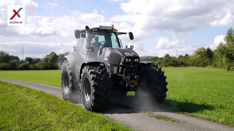 Deutz fahr 7250 TTV warrior met omgedraaide ventilator! makkelijk schoonmaken