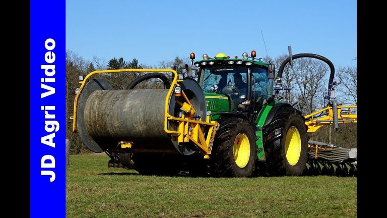 John Deere 6150R/Fendt 939/Sleepslang bemesten/Injection slurry/Gülle ausbringen/van Spijkeren/2018