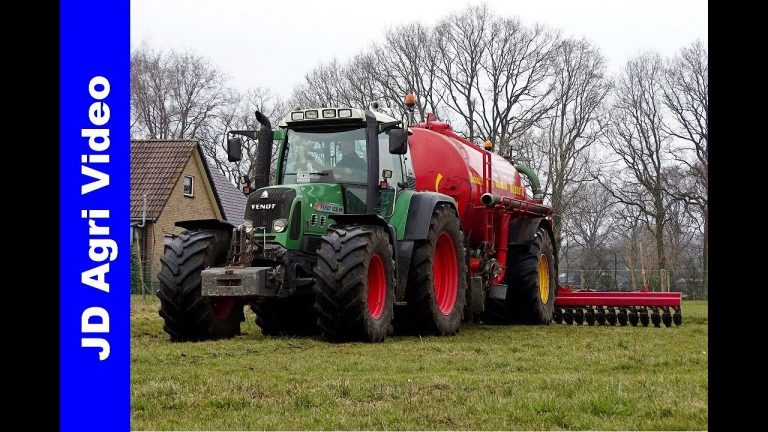Fendt 820/Mest injecteren/ v/d Hardenberg/Injection slurry/Gülle ausbringen/Elspeet/2018