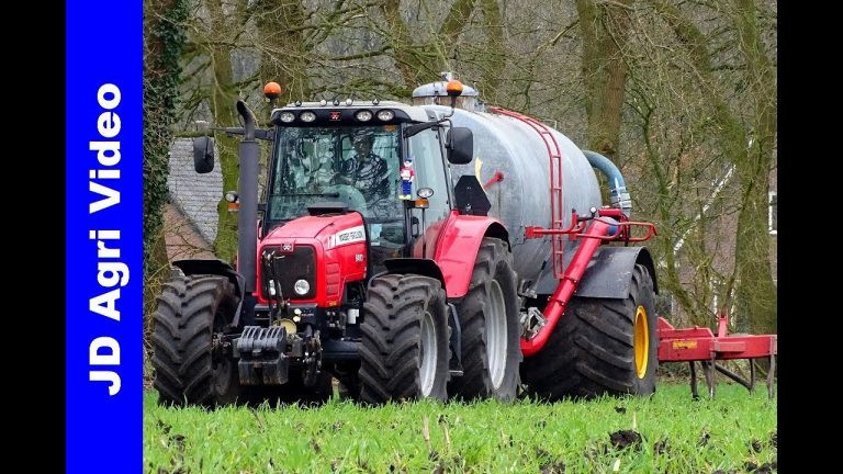 Massey Ferguson 6480/Bouwland bemesten/Injection slurry/Gülleeinarbeitung/de Weerd/Elspeet/2018