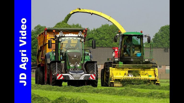 John Deere 6850|Fendt 828|Grass silage|Gras hakselen|Gras häckseln|P v/d Hardenberg|Elspeet|2018