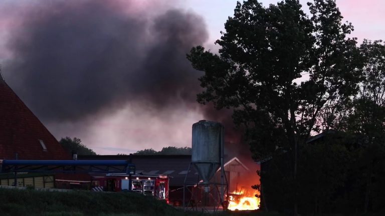 Tractor totaal verwoest door brand l smallebrugge