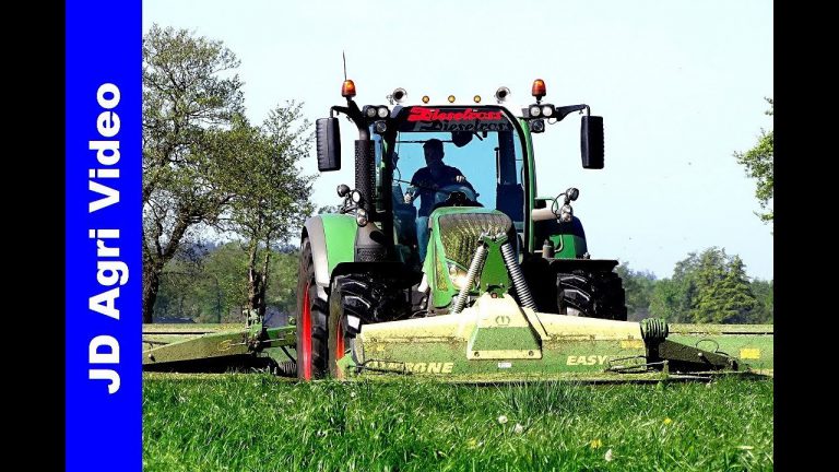 Fendt 724|Krone|Gras maaien|Blankespoor|Mowing grass|Gras mähen|Harskamp|2018