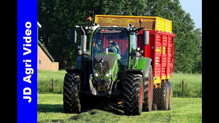 Fendt 714|Gras inkuilen|Grass silage|Gras einfahren|P v/d Hardenberg|Elspeet|2018
