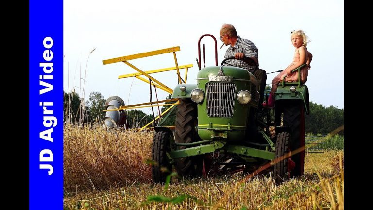 Fendt Farmer 1|Rogge maaien|Grain harvest|Roggen mähen|Rijksen|Elspeet|2018
