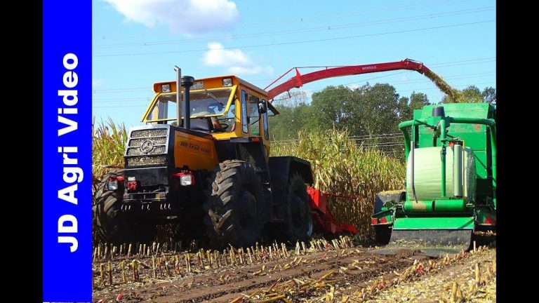 Mais hakselen 2018 | MB Trac 1500 | Mais balen | Deutz-Fahr DX 6.11 | Agronic M1210 | Deutschland