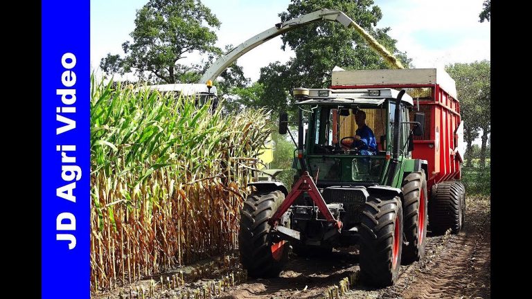 Mais hakselen | Claas Jaguar 850 | Fendt F 390 GT + MF 3050 | t Edelhert | Kuilwerk | Maishäckseln
