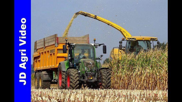 Mais hakselen 2018 | New Holland FR9060 | Fuchs | Fendt 720+514 | Born | Maize