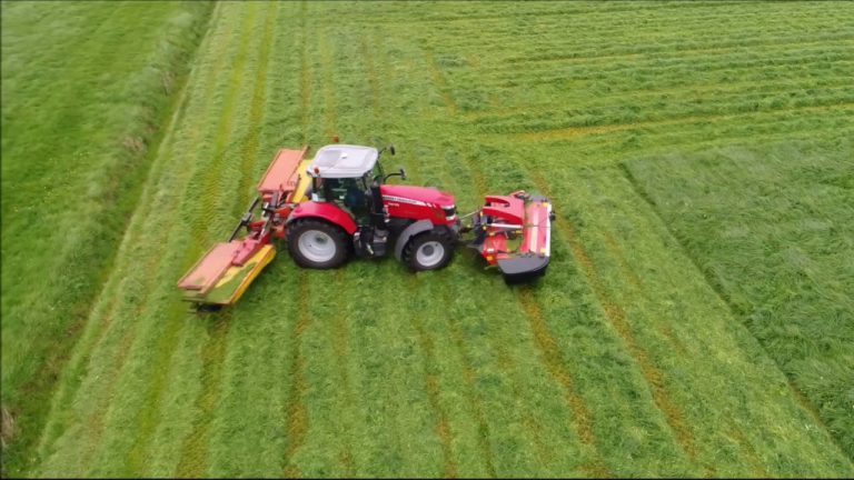 Grass4Farming – Gras maaien met Kverneland frontmaaier met gewassensoren — Landbouwpowers NL