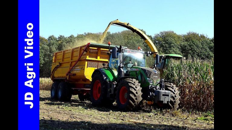 Mais hakselen 2018 | John Deere 6850 | Fendt 724+415 | v/d Hardenberg | Elspeet | Maishäckseln