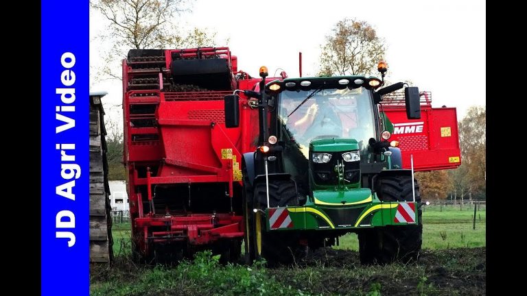 Aardappeloogst 2018 | Grimme | John Deere 1140+6105R+6130R | Versteeg | Harvesting potatoes