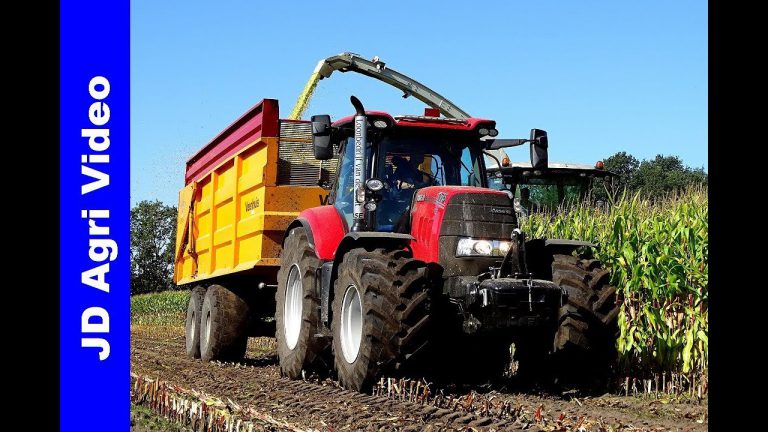 Mais hakselen 2018 | CAT 930K+Case+John Deere+Claas Jaguar 940 | van de Bunt | Putten | Maishäckseln