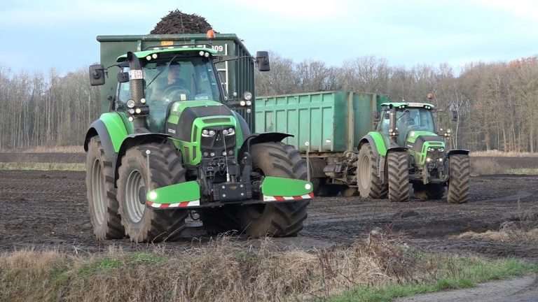 Schorseneren rooien met 2 Dewulf rooiers een R3000 MEGA en RA3060. 2x Deutz-Fahr Agrotron TTV 7250 met Kurstjens carrier.- Edwin Van Den Wildenberg