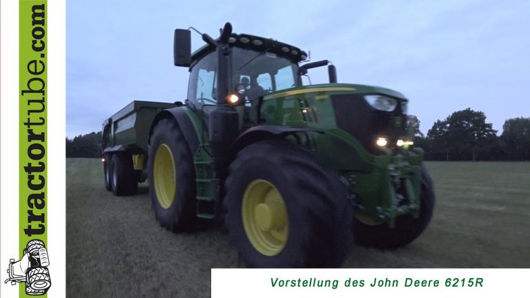 Voorstelling en testrit met de John Deere 6215R