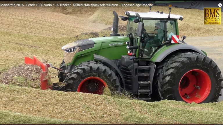 Maisoost 2016  Met een Fendt 1050 Vario op de kuil!!! / 16 Tractoren  Bieten en mais inkuilen  Biogas Rosche