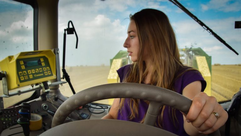 Girlpower bij de oogst van 2018!