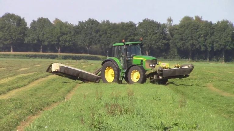 Grasmaaien John Deere 6630 Zuivelboerderij Deterd Heemserveen  Gerjan Veneman