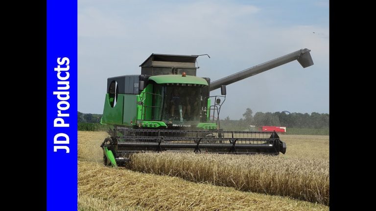 Deutz-Fahr 6090 HTS / Graan dorsen / Biddinghuizen/2017  Johan Drost Agri Video