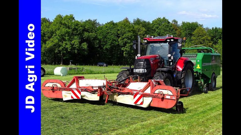 Gras harken+Balen in 1 werkgang | Case puma 165+McHale | Raking+Baling in one pass | MJ Uddel | 2019