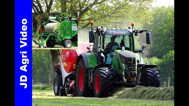 Balen persen 2019 | NEW Lely + Fendt + McHale Orbital | Pressing bales | v/d Hardenberg Elspeet