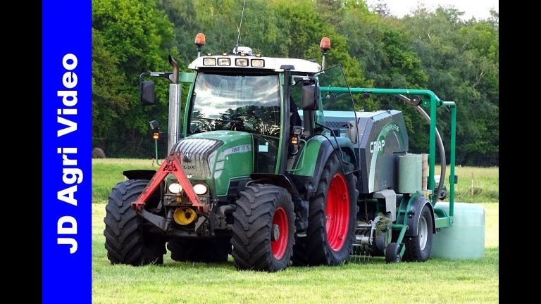 Fendt 312 + Criap Midi-Baler 85 | Balen persen 2019 | Pressing bales | Bloemendal Elspeet