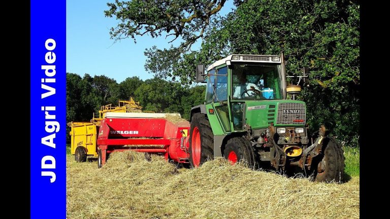 Fendt 308 + 410 | Welger + Hack | Pressing bales | Balen persen + laden | Overeem Staverden | 2019