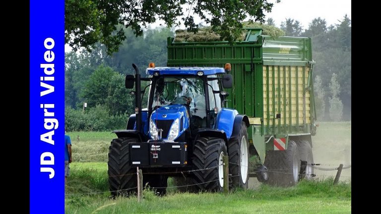 New Holland T7.260 + T7030 | Grass silage | Gras inkuilen | Lozeman Raalte | Krone | 2019
