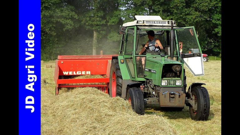 Fendt 306LS + Welger | Pressing bales | Balen persen | Bloemendal Elspeet | 2019