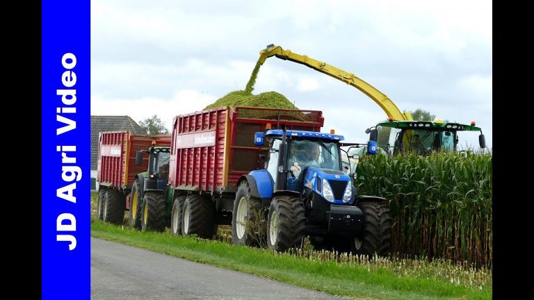 Maishakselen | John Deere 8400i + 6215R | 2019 | Ten Voorde Terwolde | Harvesting maize