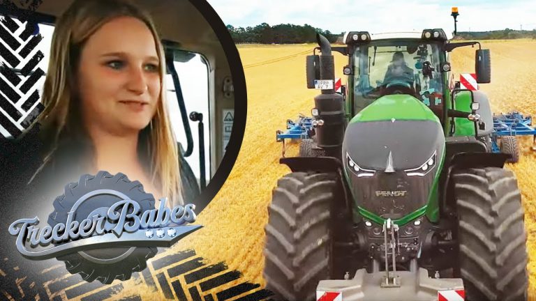 Cynthia mag de nieuwe trekker uit testen l Fendt 1050