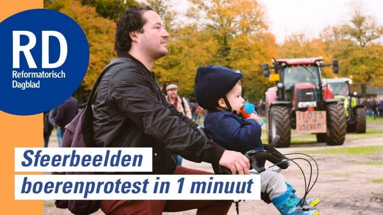 Sfeerbeelden boerenprotest Den haag in 1 minuut!