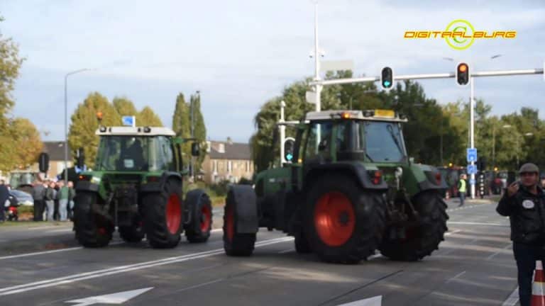 Boeren uit brabant met duizenden naar het provinciehuis