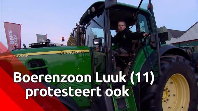 Omroep Brabant:  Luuk (11) protesteert mee met boze boeren: ‘Ik wil ook nog boer worden’ Maakt Luuk zich zorgen??