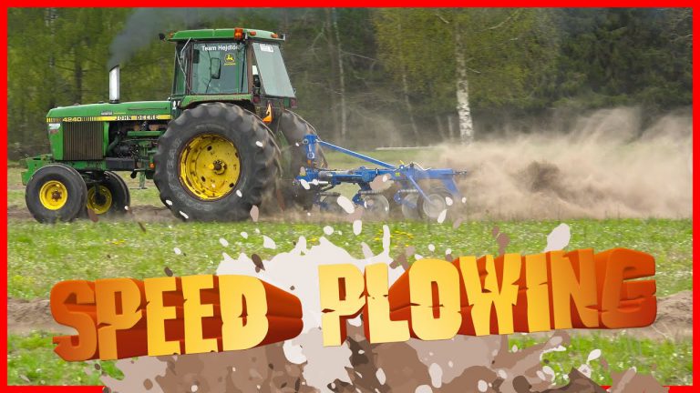 Speed Plowing met een John Deere 4240!