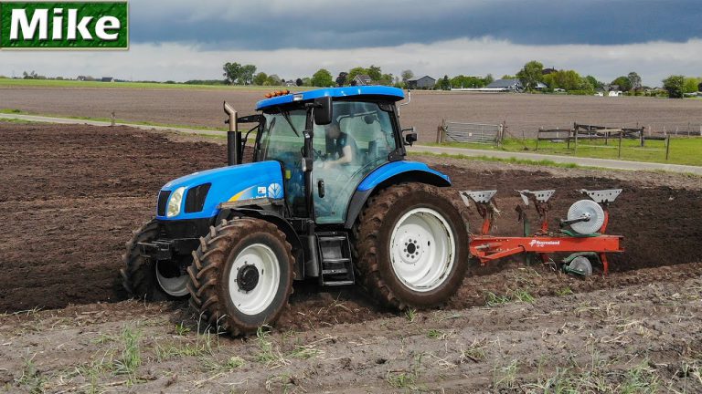 SOUND! Ploegen met de New Holland TS100A!